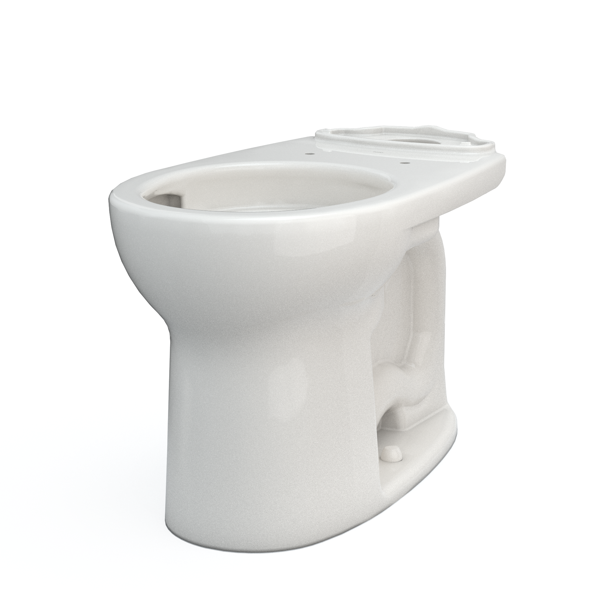 TOTO Drake Round TORNADO FLUSH Toilet Bowl with CEFIONTECT, Colonial White, Vitreous China, C775CEFG#11