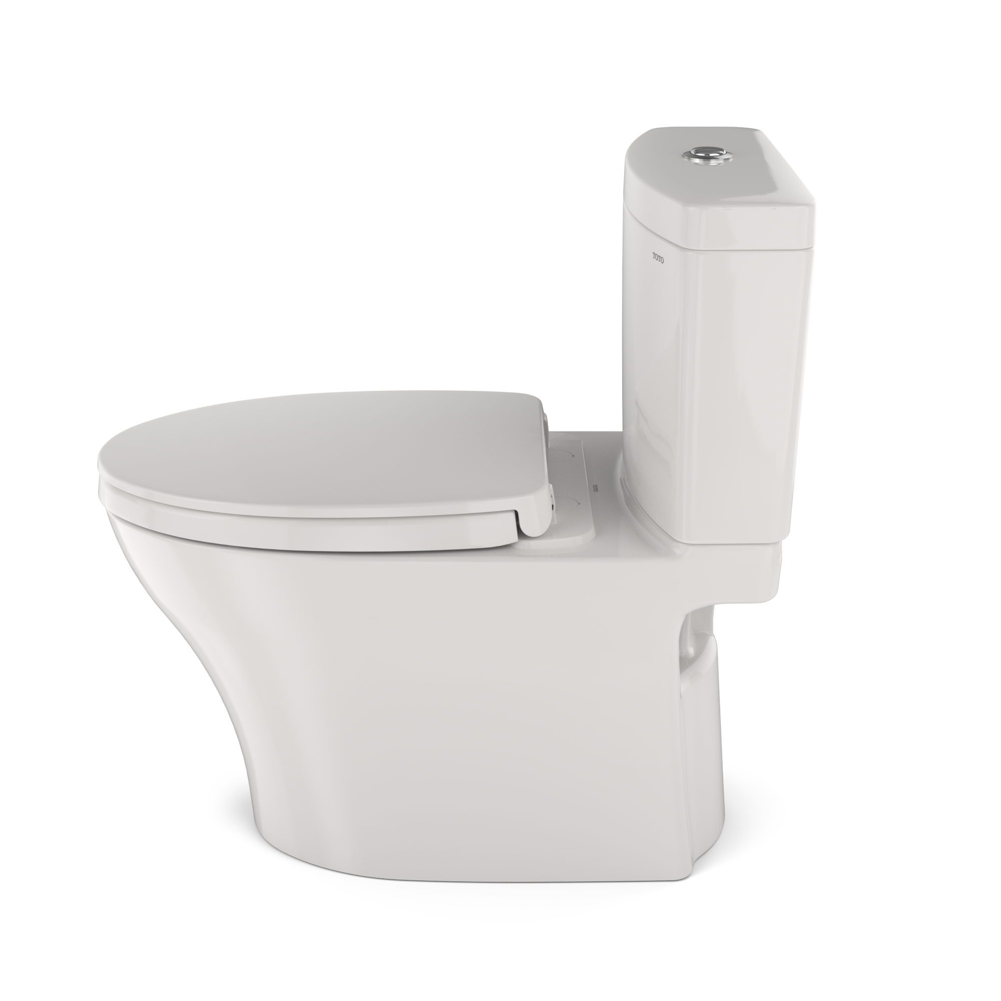 TOTO Aquia IV WASHLET+ Two-Piece Elongated Dual Flush 1.28 and 0.9 GPF Toilet with CEFIONTECT, Colonial White, Vitreous China, MS446124CEMGN#11