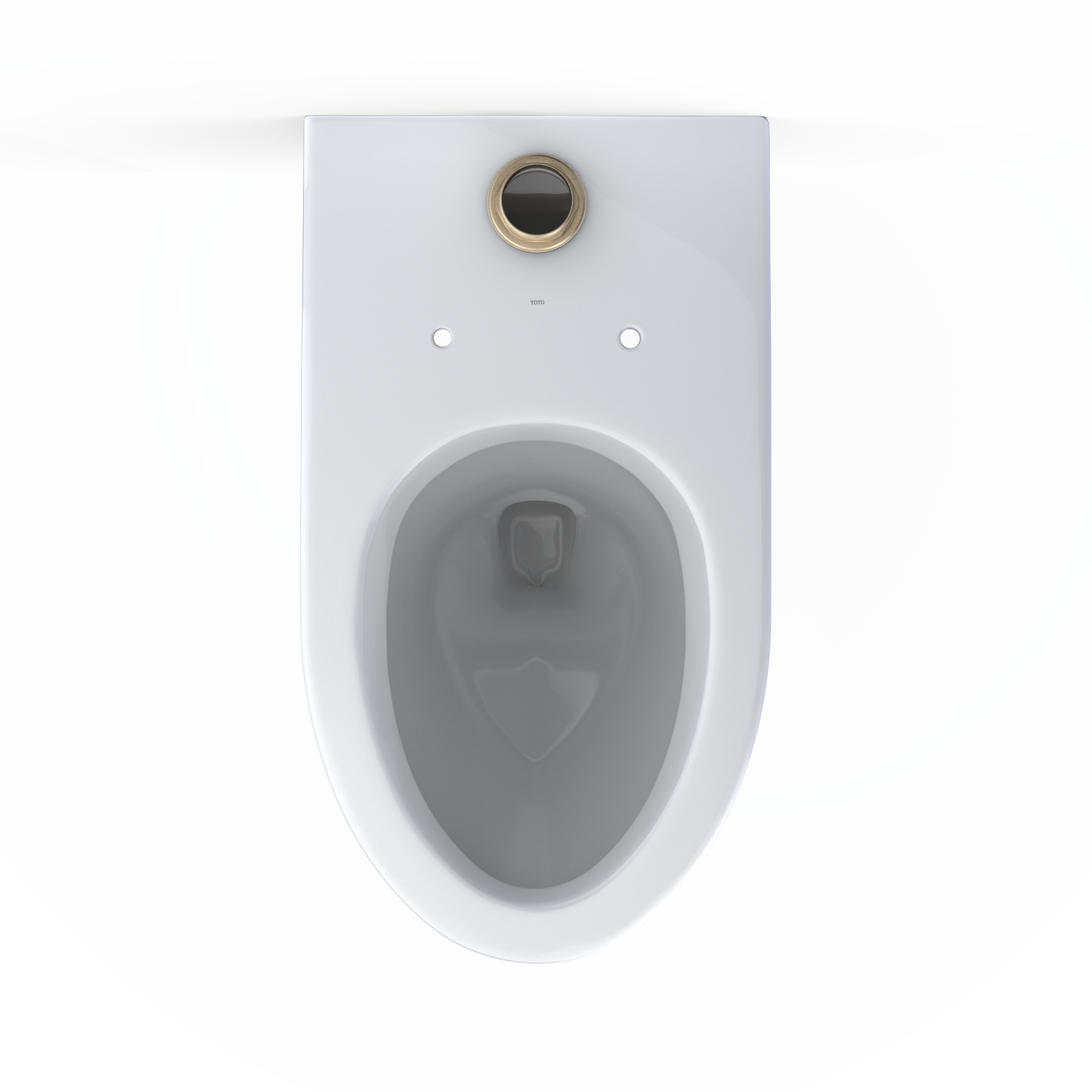 TOTO TORNADO FLUSH Commercial Flushometer Wall-Mounted Toilet, Elongated, Cotton White, Vitreous China, CT728CU#01