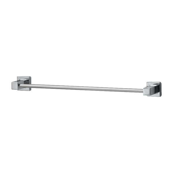 TOTO L Series Square 24 Inch Towel Bar, Polished Chrome, Zinc Alloy|Stainless Steel, YT408S6RU#CP