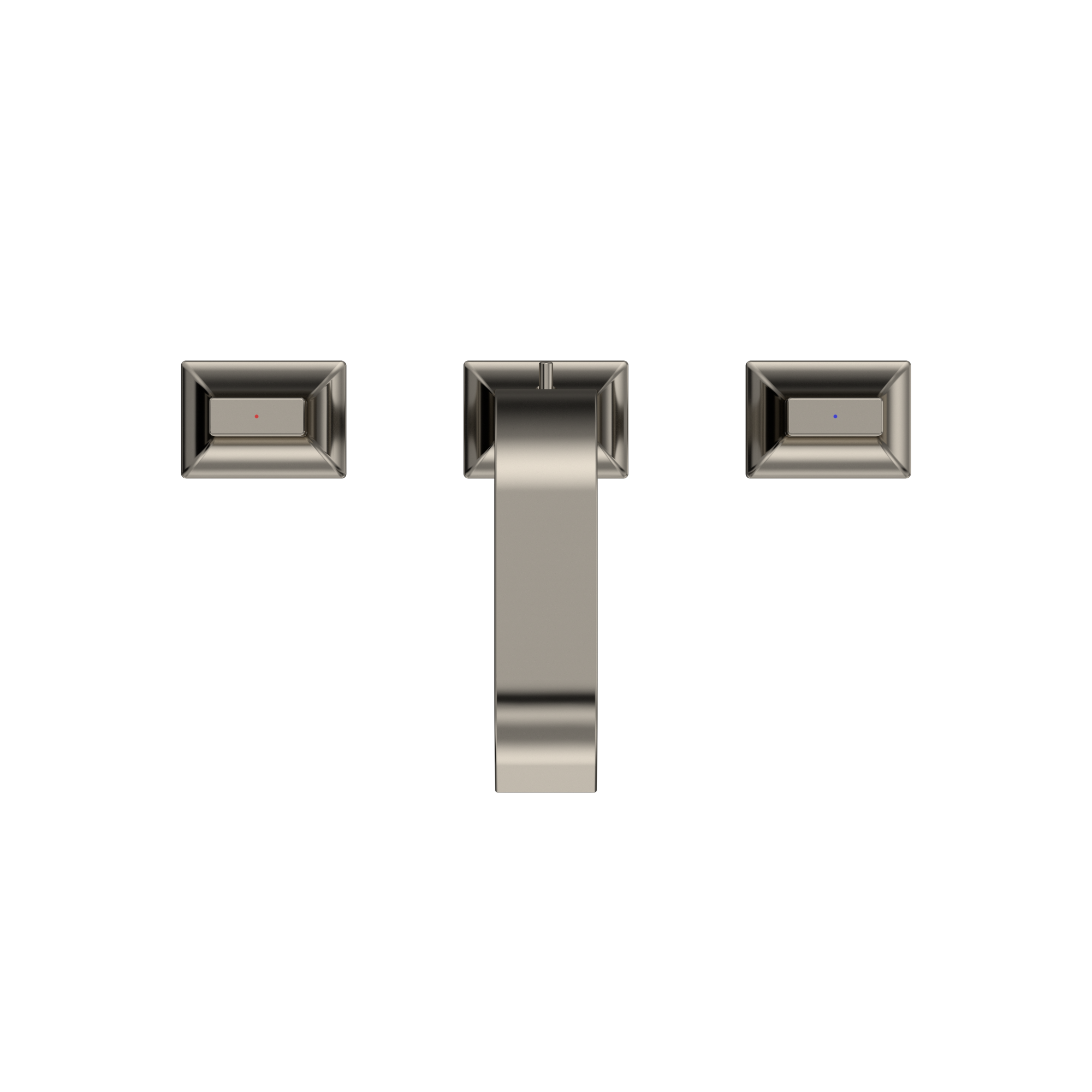 TOTO GC 1.2 GPM Two Handle Widespread Bathroom Sink Faucet, Polished Nickel, Brass, TLG08201U#PN