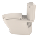 TOTO Nexus 1G Two-Piece Elongated 1.0 GPF Universal Height Toilet with CEFIONTECT and SS124 SoftClose Seat, WASHLET+ Ready, Sedona Beige, Vitreous China, MS442124CUFG#12