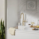 Blanco Precis 14" Rectangle Silgranit Bar/Prep Sink, Soft White, No Faucet Hole, 527404