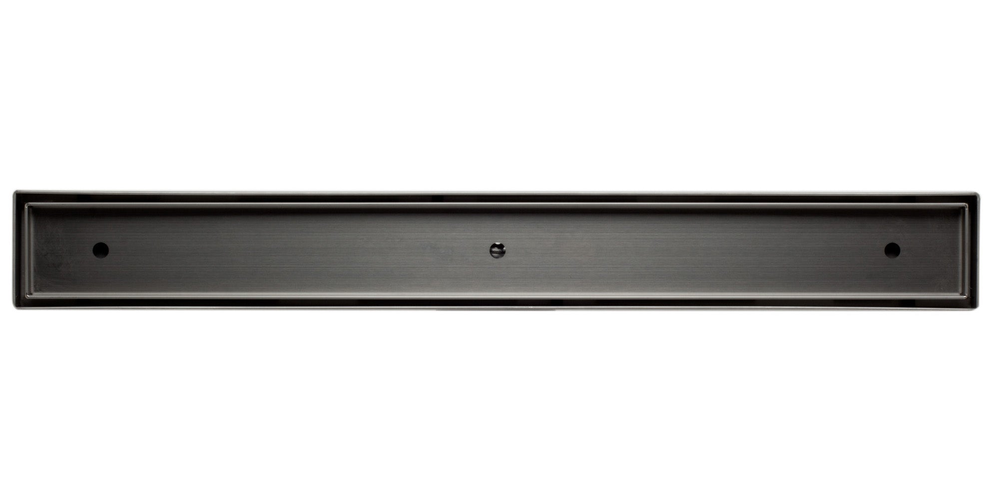 ALFI brand ABLD24A 24" Long Modern Stainless Steel Linear Shower Drain w/o Cover, Grey