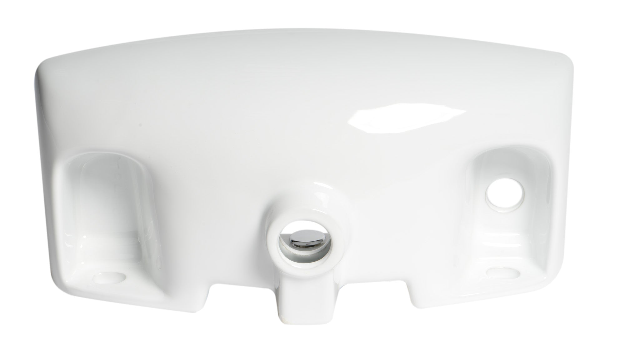 ALFI brand 20.25" x 9.88" Rectangle Wall Mount Porcelain Bathroom Sink, White, 1 Faucet Hole, ABC115