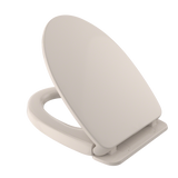 TOTO SoftClose Non Slamming, Slow Close Elongated Toilet Seat and Lid, Sedona Beige, Plastic, SS124#12