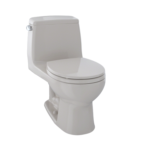 TOTO Ultimate One-Piece Round Bowl 1.6 GPF Toilet, Sedona Beige, Vitreous China, MS853113#12