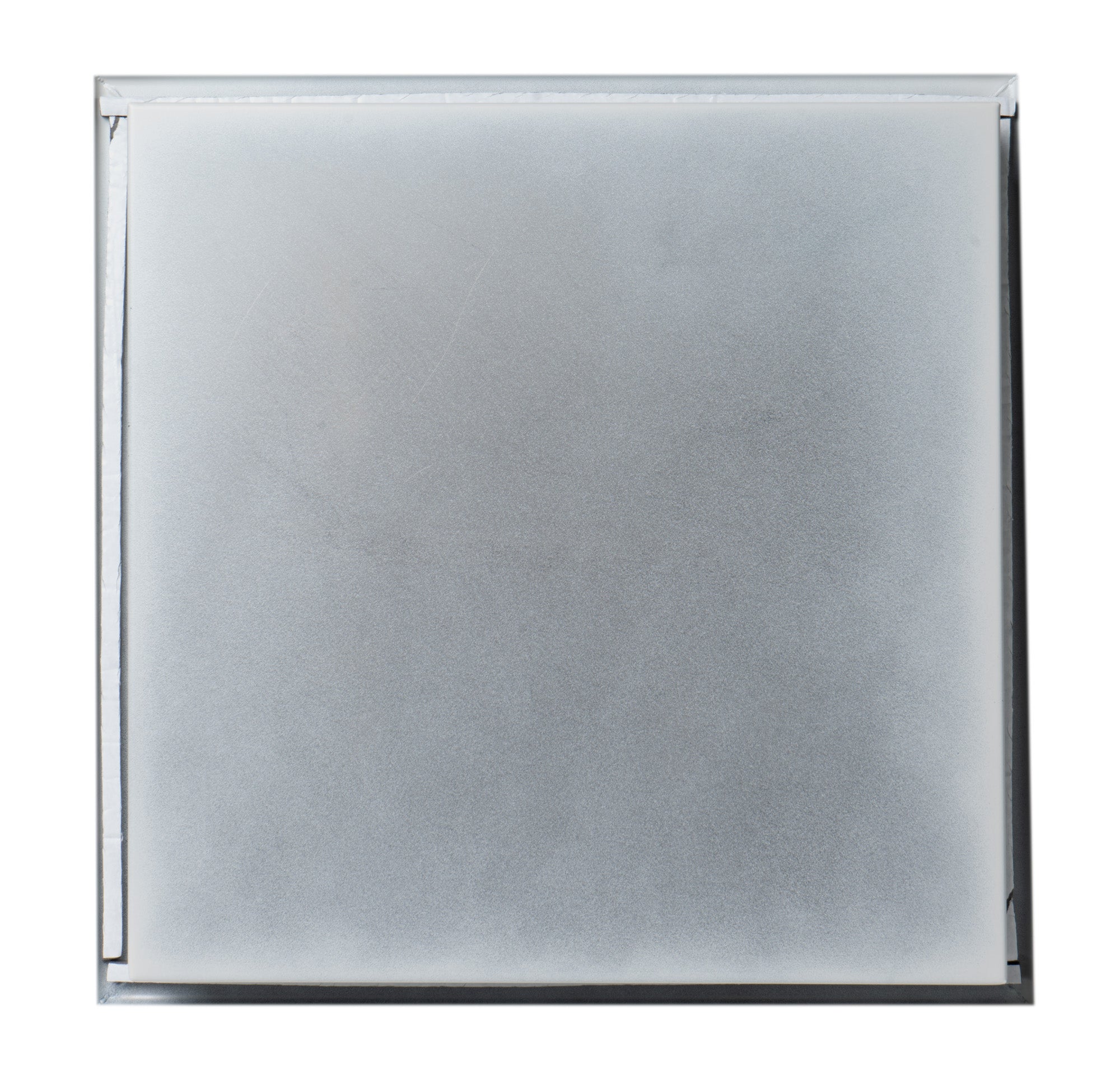 ALFI brand ABNC1616-W 16" x 16" White Matte Stainless Steel Square Single Shelf Bath Shower Niche, 20 Gauge