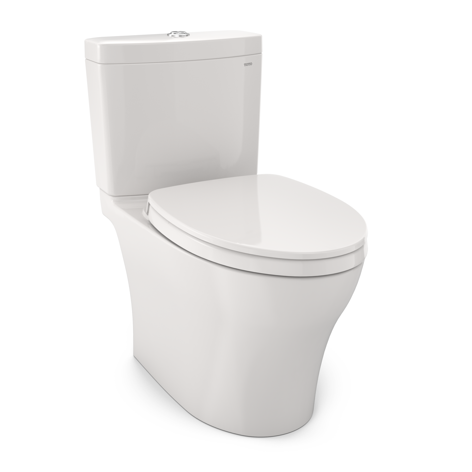 TOTO Aquia IV WASHLET+ Two-Piece Elongated Dual Flush 1.28 and 0.9 GPF Toilet with CEFIONTECT, Colonial White, Vitreous China, MS446124CEMGN#11