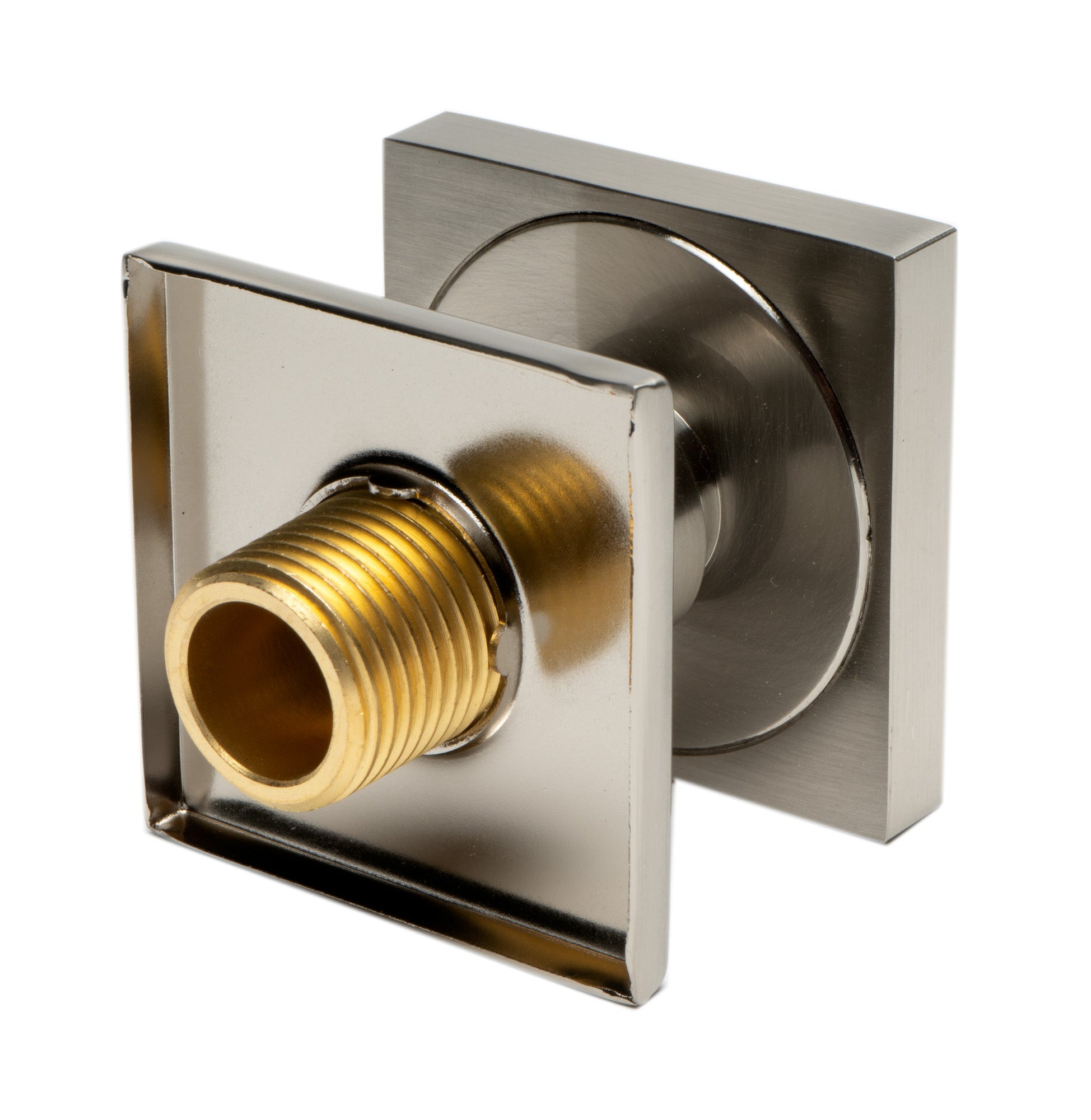 ALFI brand AB3820-BN Brushed Nickel 2" Square Adjustable Shower Body Spray, Brass