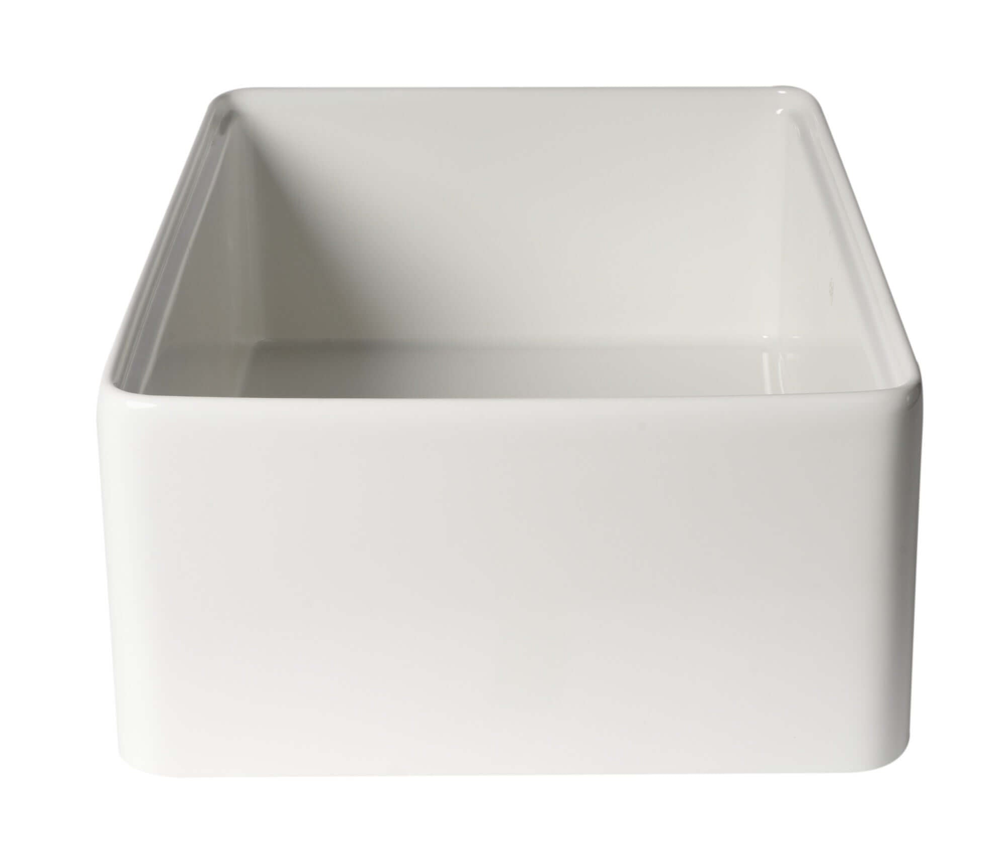 ALFI brand 30" Fireclay Workstation Farmhouse Sink with Accessories, White, ABFS3020-W