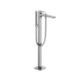 TOTO GE Single-Handle Free Standing Tub Filler with Handshower, Polished Chrome, Brass, TBG07306U#CP