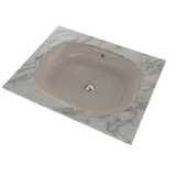 TOTO Maris 20-5/16" x 15-9/16" Oval Undermount Bathroom Sink with CEFIONTECT, Bone, Vitreous China, LT481G#03