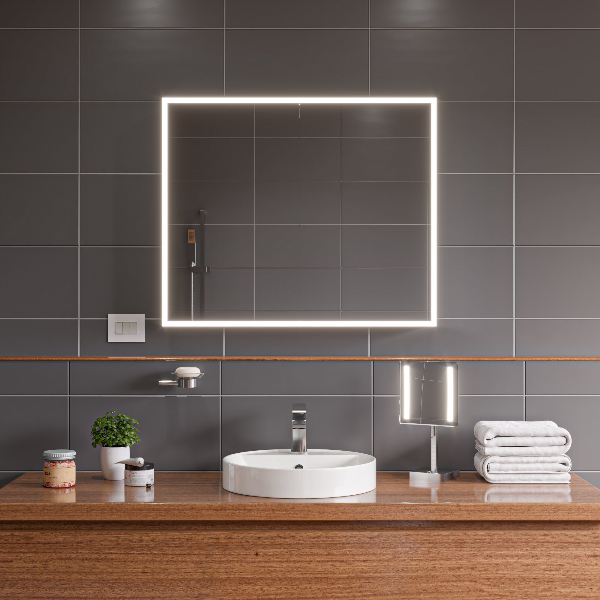Alternative View of ALFI Brushed Nickel Single Lever Bathroom Faucet, AB1586-BN