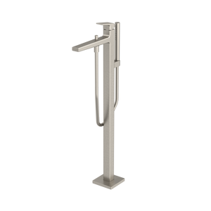 Alternate Image for TOTO GB Freestanding Bathroom Tub Filler with COMFORT GLIDE and COMFORT WAVE, Brushed Nickel, Brass, TBG10306U#BN