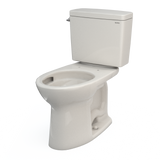 TOTO Drake Two-Piece Elongated 1.28 GPF TORNADO FLUSH Toilet with CEFIONTECT, Sedona Beige, Vitreous China, CST776CEG#12