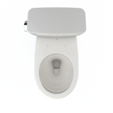 TOTO Drake Two-Piece Round 1.6 GPF Universal Height TORNADO FLUSH Toilet with CEFIONTECT, Colonial White, Vitreous China, CST775CSFG#11