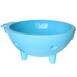 Alternate Image for ALFI brand 63" Acrylic Free Standing Circle Bathtub, Light Blue, FireHotTub-LB