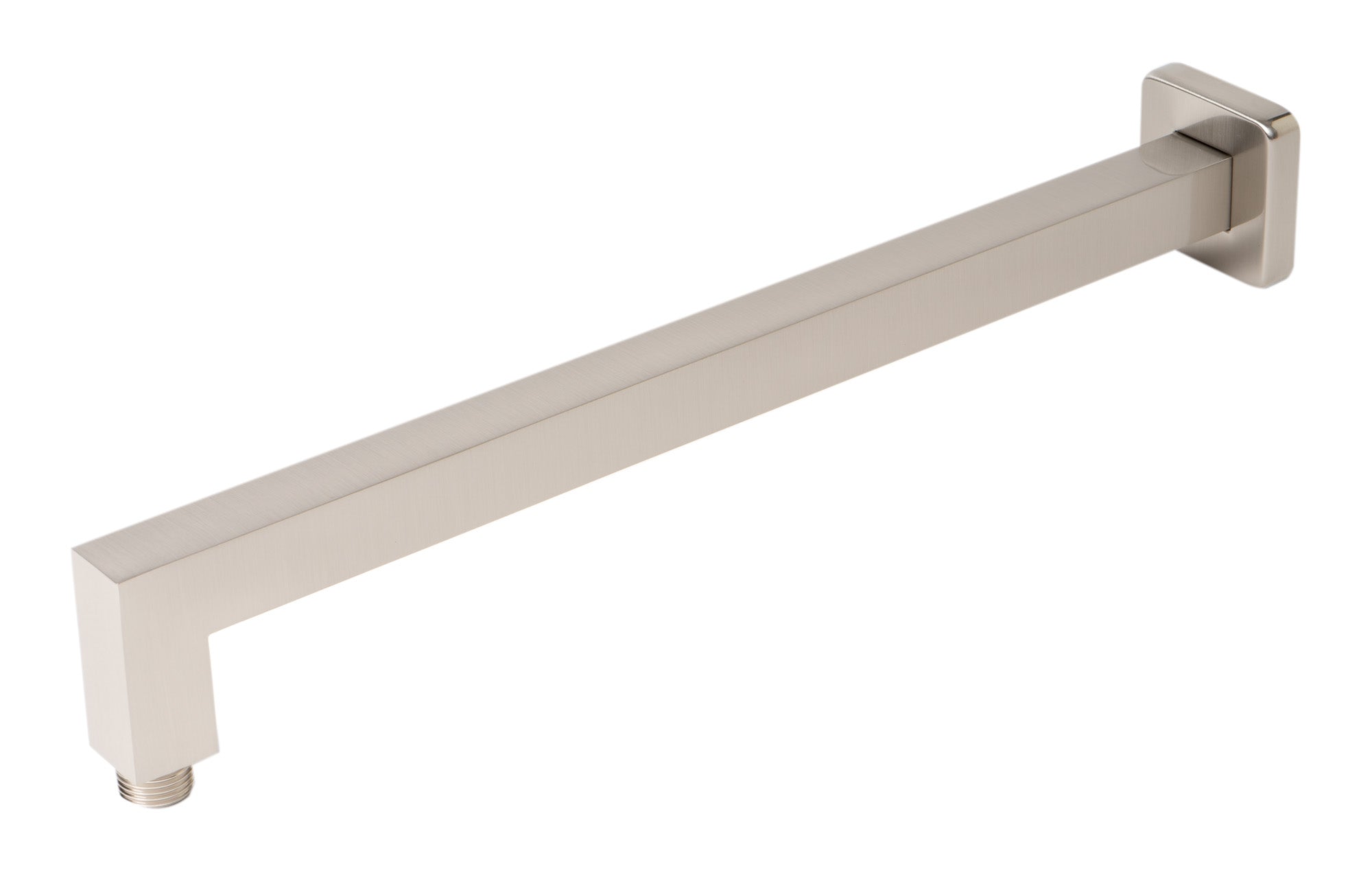 ALFI brand ABSA16S-BN Brushed Nickel 16" Square Wall Shower Arm, Brass