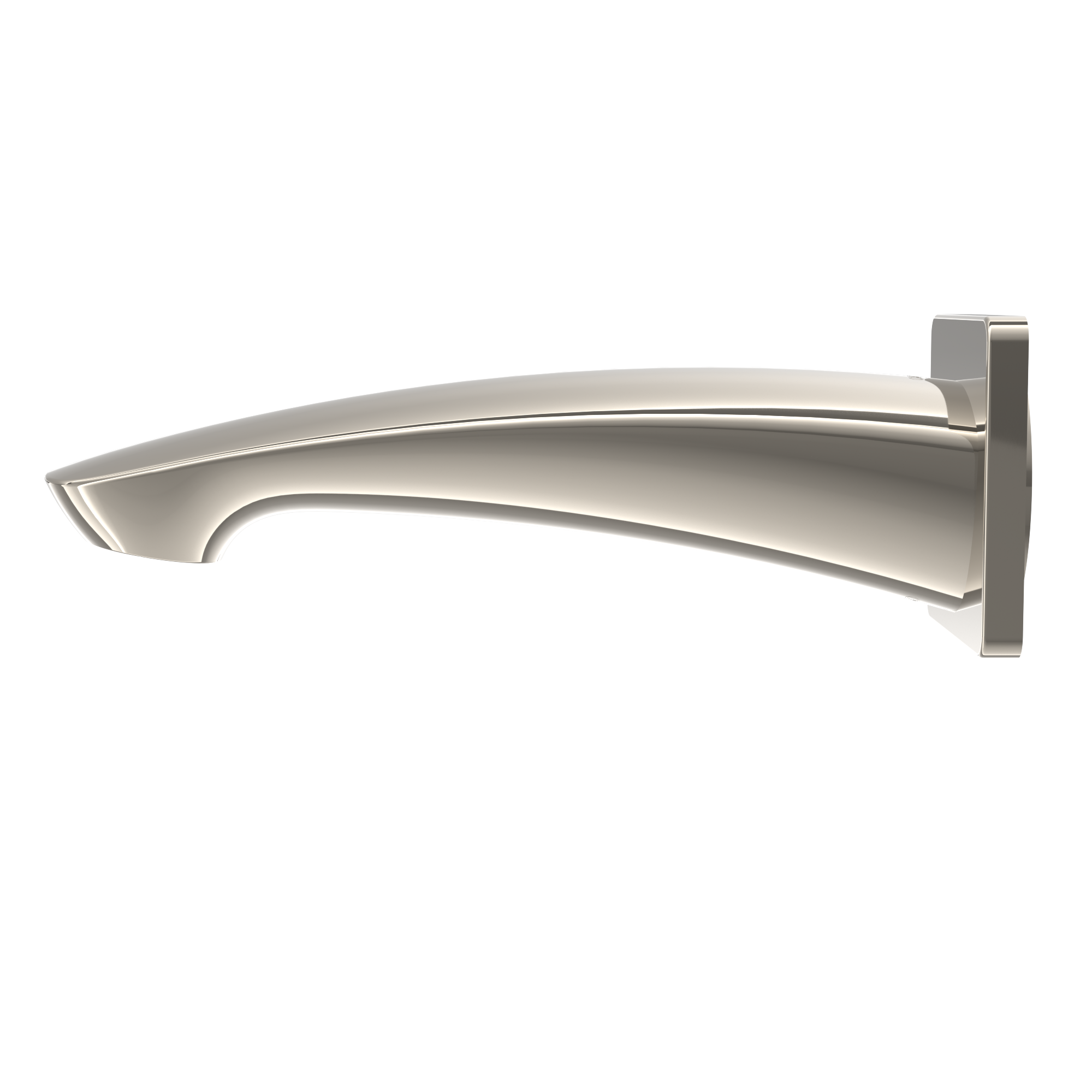 TOTO GM Wall Tub Spout, Polished Nickel, Brass, TBG09001U#PN