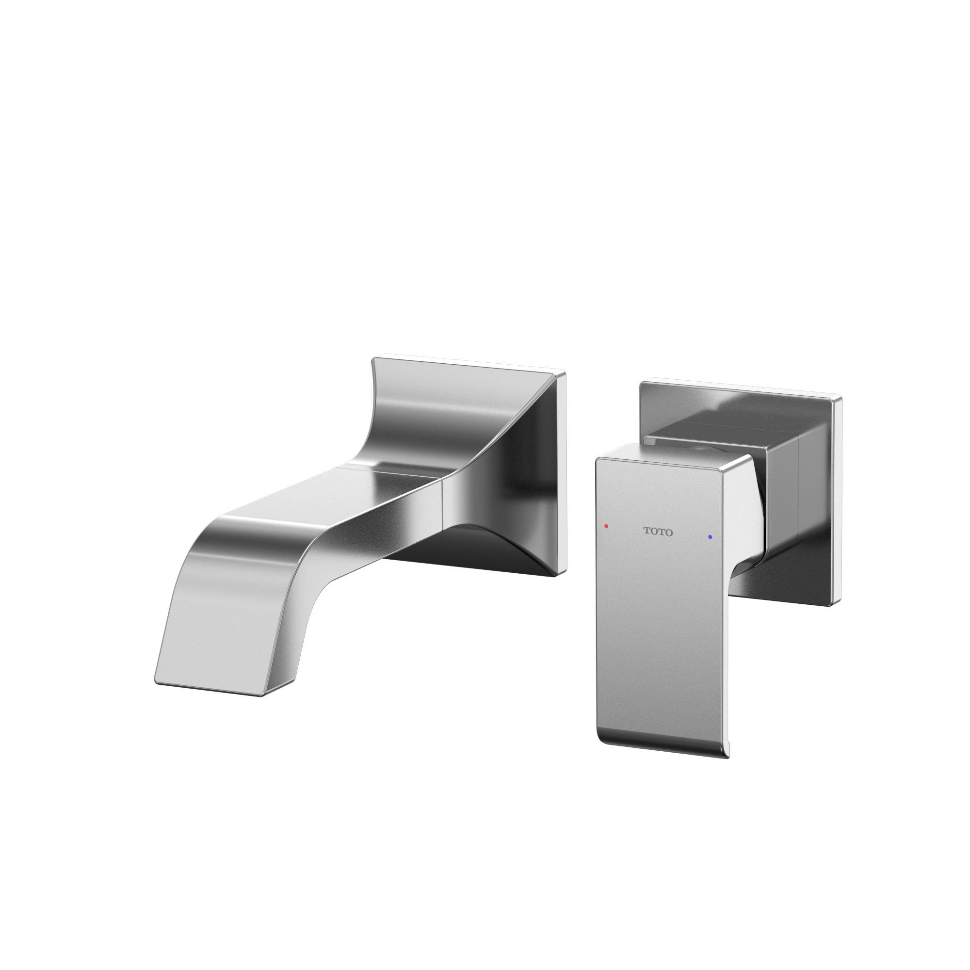 Alternate Image for TOTO GC 1.2 GPM Wall-Mount Single-Handle Bathroom Faucet with COMFORT GLIDE Technology, Polished Chrome, Brass, TLG08307U#CP
