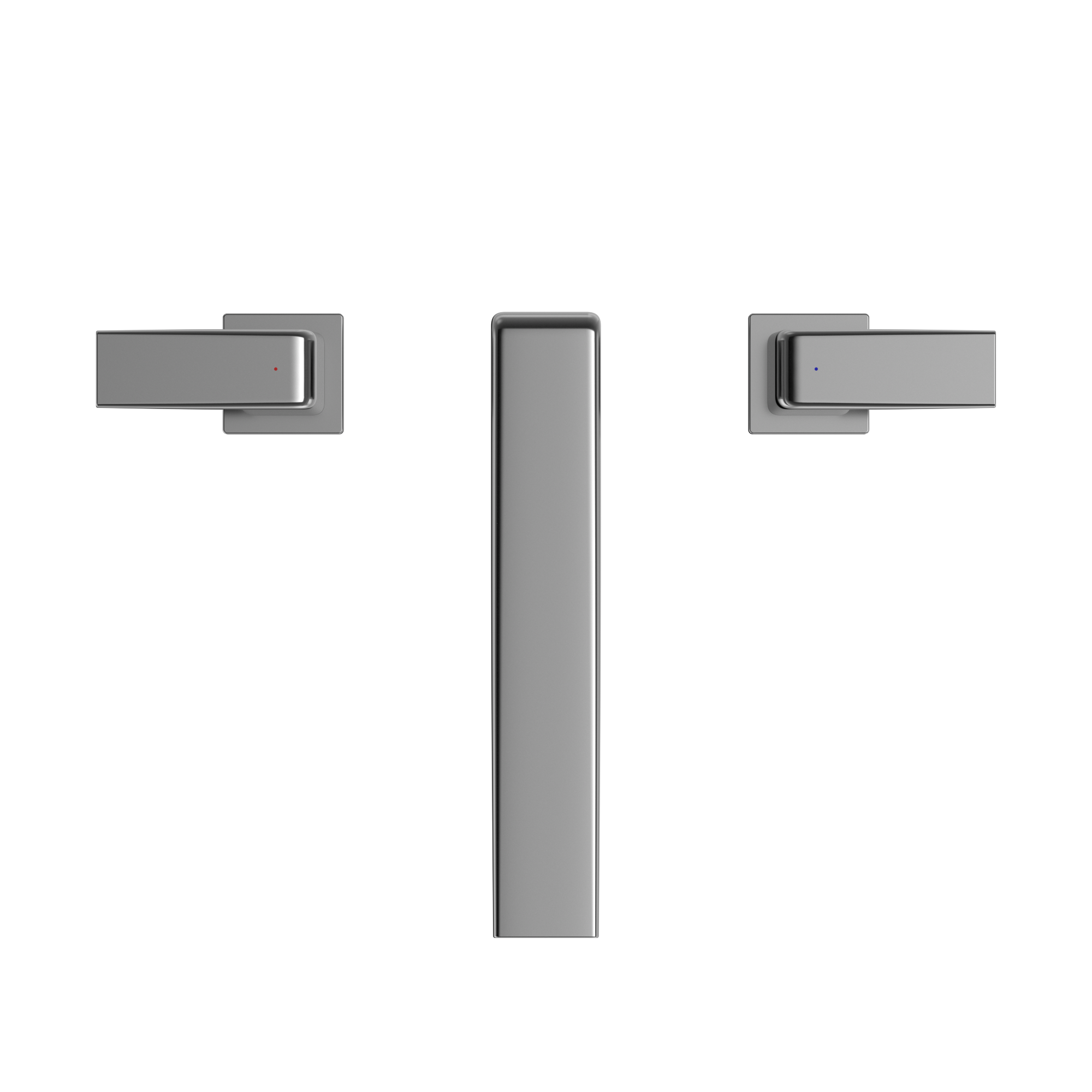 TOTO GB Two-Handle Deck-Mount Roman Tub Filler Trim, Polished Chrome, Brass, TBG10201U#CP