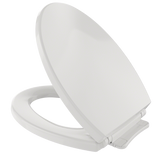 TOTO SoftClose Non Slamming, Slow Close Elongated Toilet Seat and Lid, Colonial White, Plastic, SS114#11