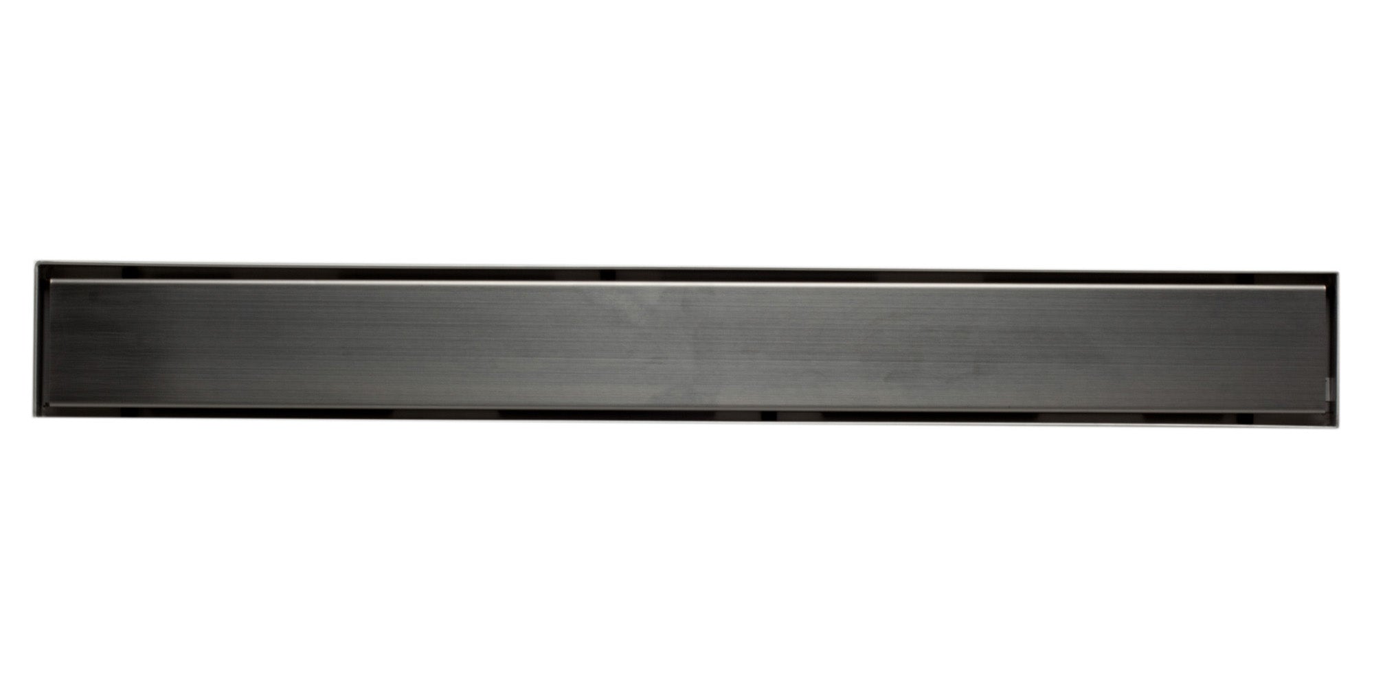 ALFI brand ABLD24B-BSS 24" Modern Brushed Stainless Steel Linear Shower Drain with Solid Cover