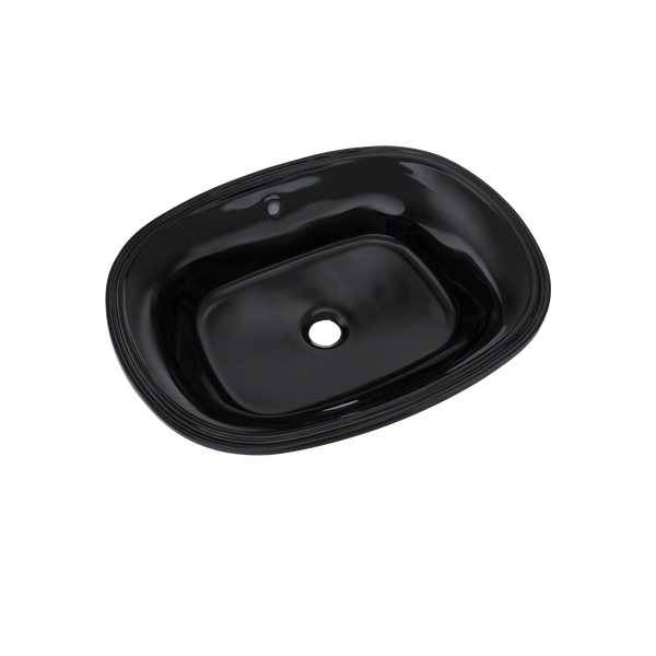 TOTO Maris 20-5/16" x 15-9/16" Oval Undermount Bathroom Sink, Ebony, Vitreous China, LT481#51