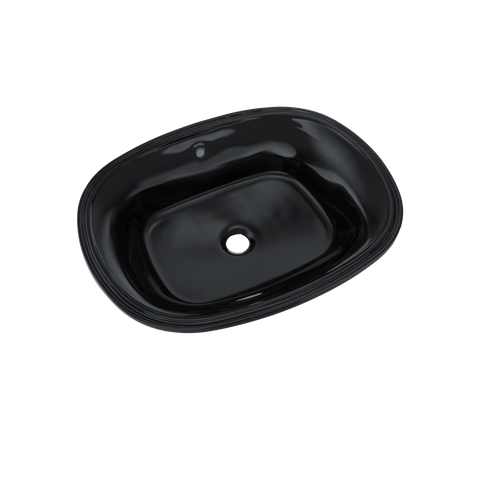 TOTO Maris 20-5/16" x 15-9/16" Oval Undermount Bathroom Sink, Ebony, Vitreous China, LT481#51