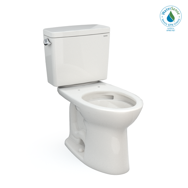 TOTO Drake Two-Piece Elongated 1.28 GPF TORNADO FLUSH Toilet with CEFIONTECT, Colonial White, Vitreous China, CST776CEG#11