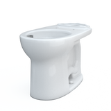 TOTO Drake Round TORNADO FLUSH Toilet Bowl with CEFIONTECT, Cotton White, Vitreous China, C775CEFG#01