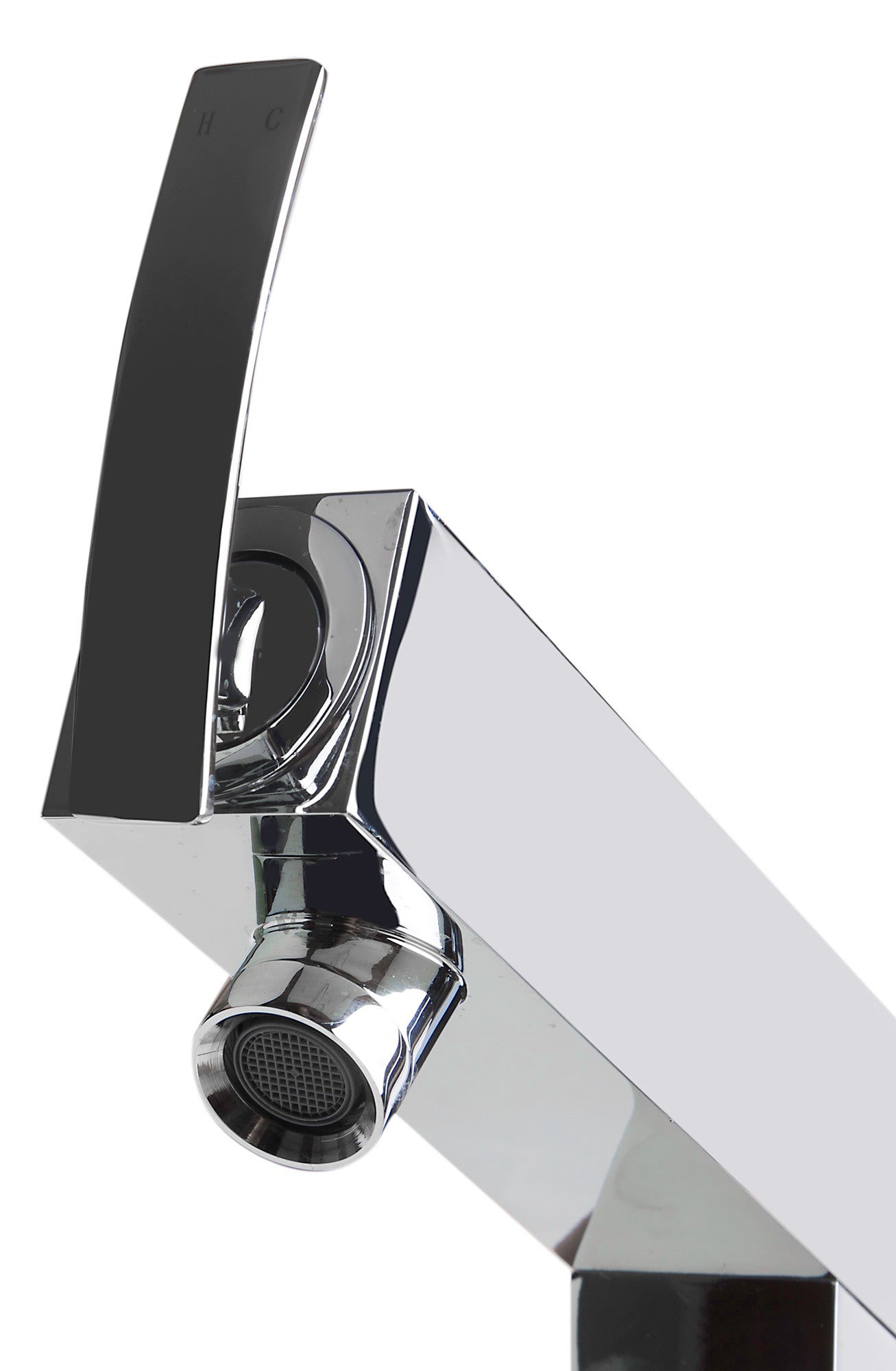 ALFI brand Brass, AB2728-PC Polished Chrome Floor Mounted Tub Filler + Mixer /w additional Hand Held Shower Head
