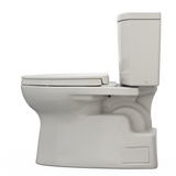 TOTO Vespin II 1G Two-Piece Elongated 1.0 GPF Universal Height Toilet with CEFIONTECT and SS124 SoftClose Seat, WASHLET+ Ready, Sedona Beige, Vitreous China|Plastic, MS474124CUFG#12