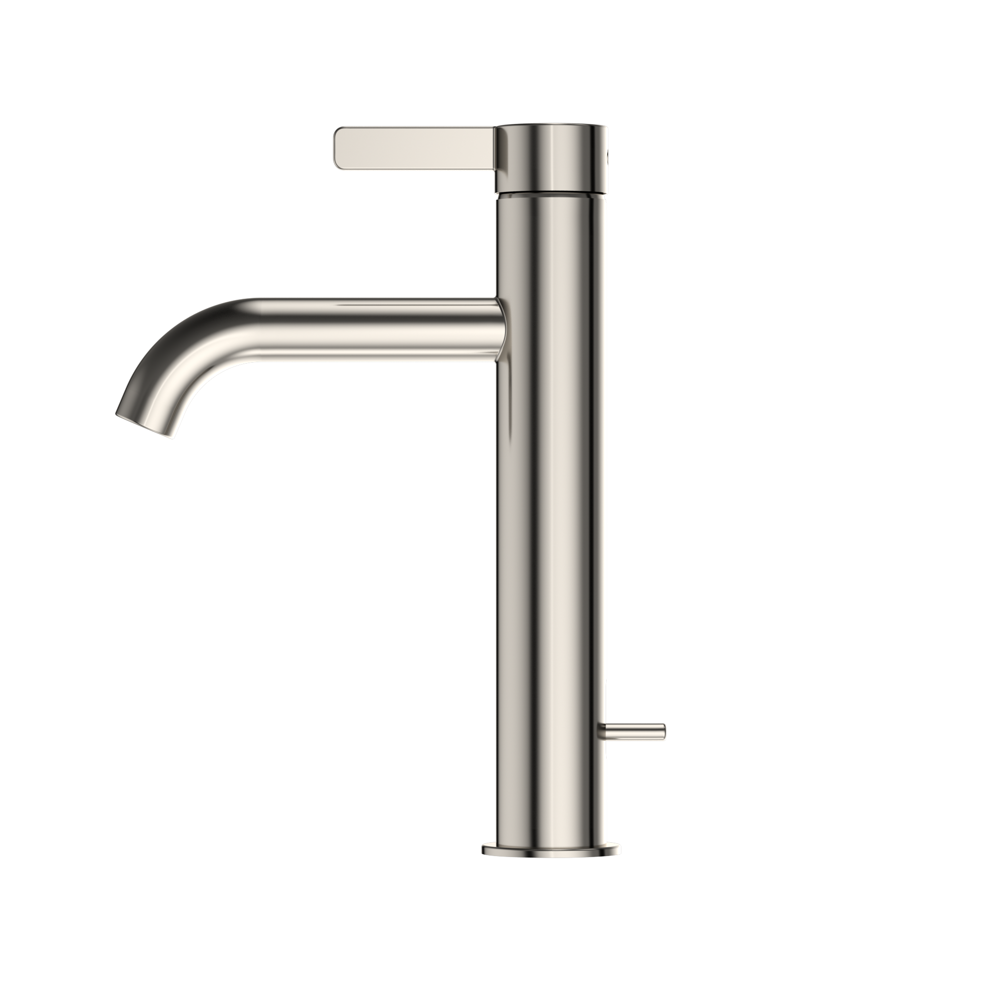 TOTO GF 1.2 GPM Single Handle Semi-Vessel Bathroom Sink Faucet with COMFORT GLIDE Technology, Polished Nickel, Stainless Steel, TLG11303U#PN