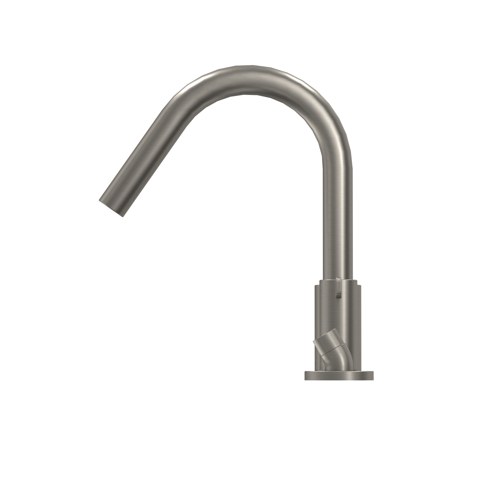 TOTO GF Two Lever Handle Deck-Mount Roman Tub Filler Trim with Handshower, Brushed Nickel, Brass, TBG11202UA#BN