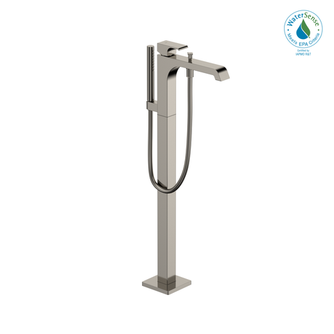 TOTO GC Single-Handle Free Standing Tub Filler with Handshower, Polished Nickel, Brass, TBG08306U#PN