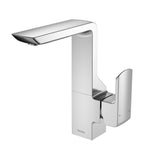 TOTO GR Series 1.2 GPM Single Side Handle Bathroom Sink Faucet with COMFORT GLIDE Technology and Drain Assembly, Polished Chrome, Brass, TLG02309U#CP