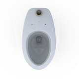 TOTO TORNADO FLUSH Commercial Flushometer Floor-Mounted Toilet with CEFIONTECT, Elongated, Cotton White, Vitreous China, CT725CUG#01