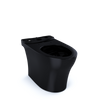 TOTO Aquia IV Elongated Universal Height Skirted Toilet Bowl, WASHLET+ Ready, Ebony, Vitreous China, CT446CEFNT40#51