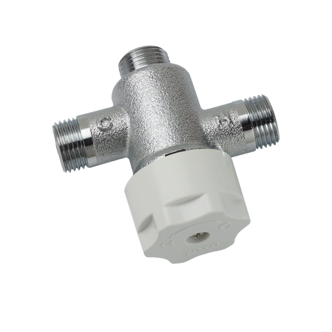 Thermostatic Mixing Valve for TOTO EcoPower Faucets, Chrome, Brass, Polished Chrome, TLT10R