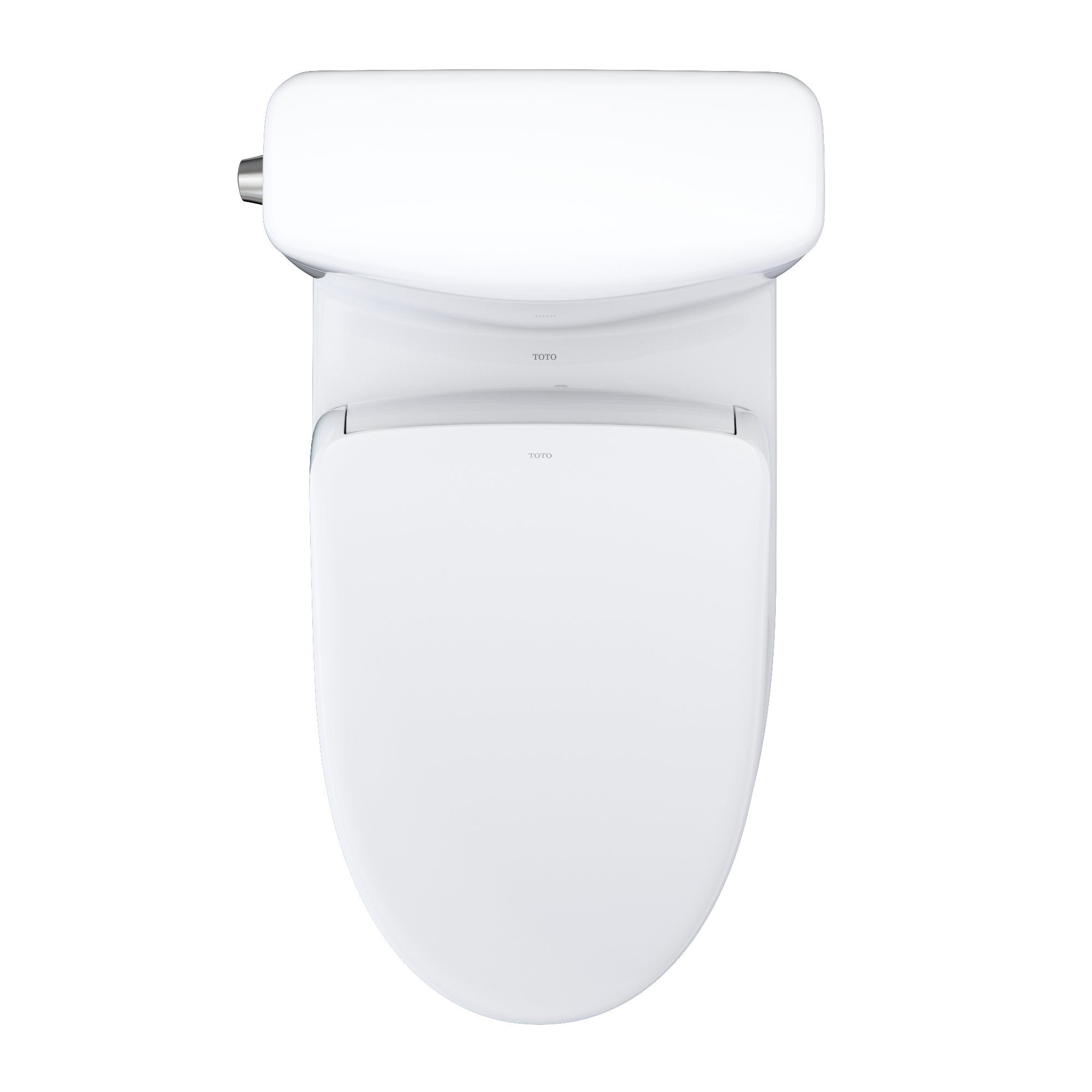 TOTO WASHLET+ Aquia IV Cube Two-Piece Elongated Dual Flush 1.28 and 0.9 GPF Toilet with Auto Flush S7A Contemporary Bidet Seat, Cotton White, Vitreous China|Plastic, MW4364736CEMFGNA#01