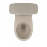 TOTO Drake Transitional Two-Piece Round 1.28 GPF Universal Height TORNADO FLUSH Toilet with CEFIONTECT, Bone, Vitreous China, CST785CEFG#03