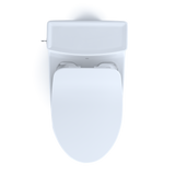 TOTO Aimes One-Piece Elongated 1.28 GPF Toilet with CEFIONTECT and SoftClose Seat, WASHLET+ Ready, Cotton White, Vitreous China, MS626234CEFG#01