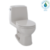 TOTO Eco UltraMax One-Piece Round Bowl 1.28 GPF Toilet, Sedona Beige, Vitreous China, MS853113E#12