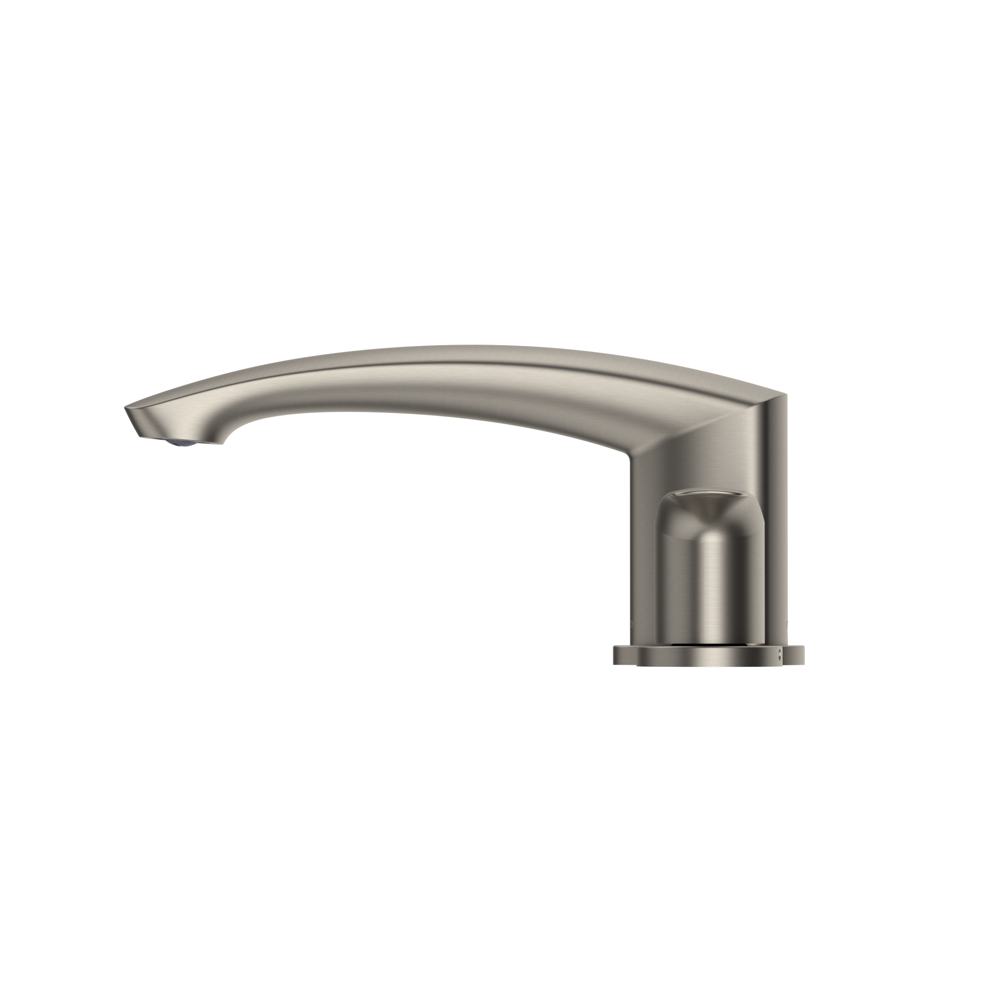 TOTO GM Two-Handle Deck-Mount Roman Tub Filler Trim, Brushed Nickel, Brass, TBG09201U#BN