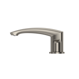 TOTO GM Two-Handle Deck-Mount Roman Tub Filler Trim, Brushed Nickel, Brass, TBG09201U#BN