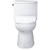 TOTO WASHLET+ Vespin II Two-Piece Elongated 1.28 GPF Toilet and WASHLET+ S7 Contemporary Bidet Seat, Cotton White, Vitreous China|Plastic, MW4744726CEFG#01