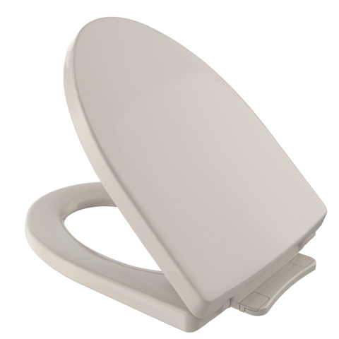 TOTO Soire SoftClose Non Slamming, Slow Close Elongated Toilet Seat and Lid, Bone, Plastic, SS214#03