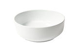 ALFI brand 15.5" x 15.5" Round Above Mount Porcelain Bathroom Sink, White, No Faucet Hole, ABC907-W